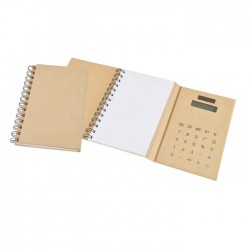 Minimalist Natural Friend Notepad Slim with Calculator